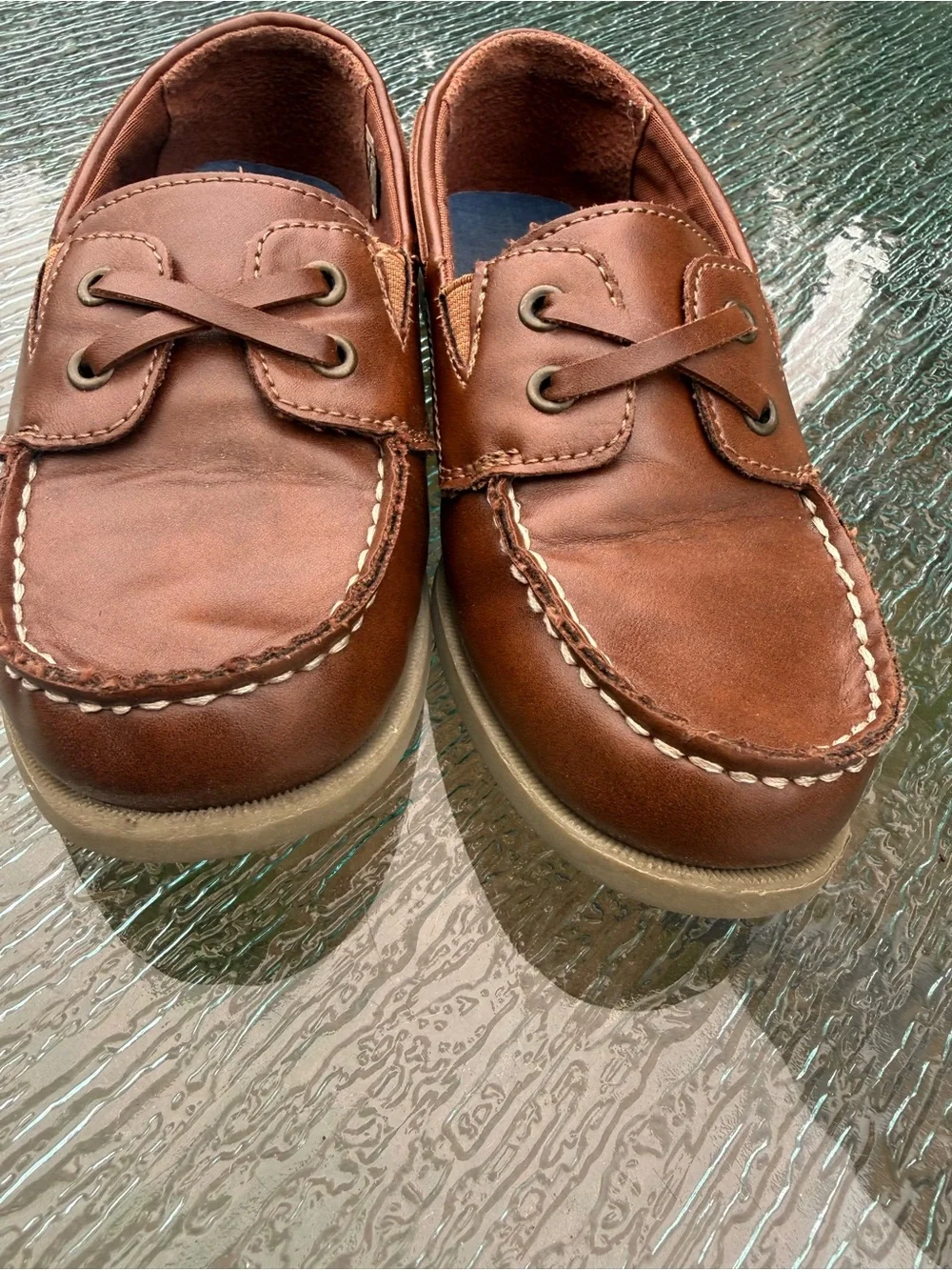 Carters EUC Boys Bauk Dress Shoes Size 1